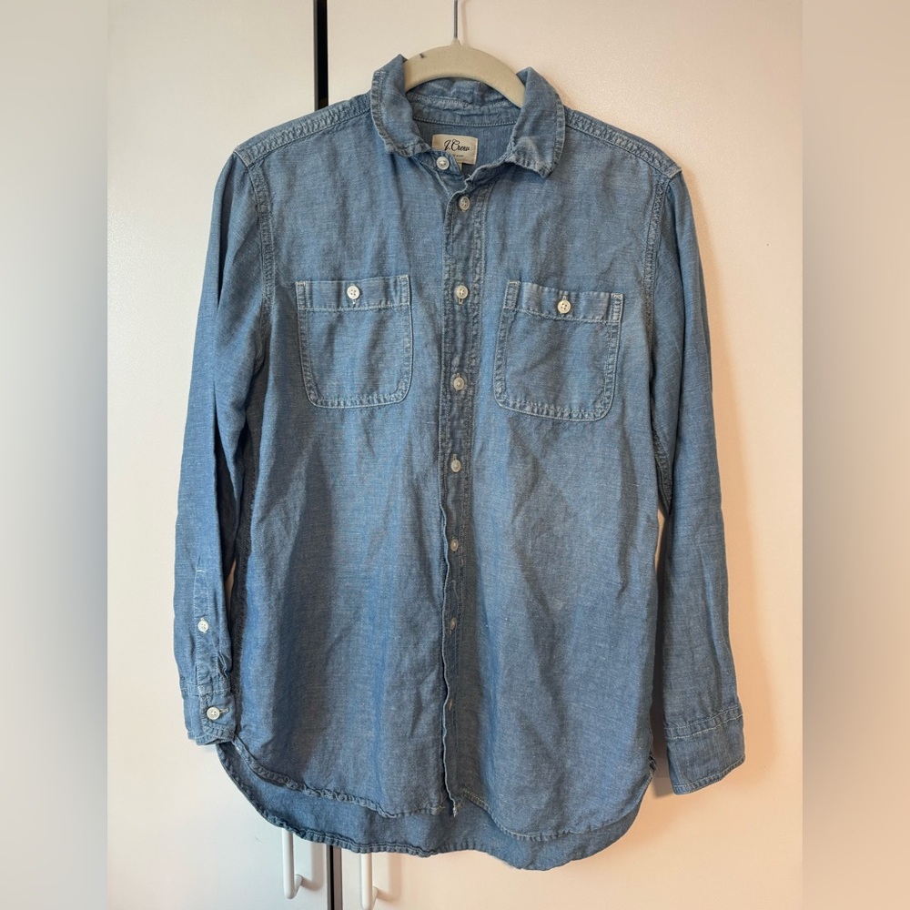 J Crew - Western Chambray Button Up
